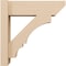 Ekena Millwork 6-in W x 18-in D x 18-in H Balboa Slat Rough Cedar Woodgrain TimberThane Outlooker, Primed Tan OUTUR060X18X18BOA24RCPR - alternate 3